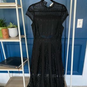 Nordstrom black lace dress